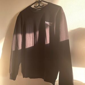 Balenciaga Logo Print Sweatshirt Black